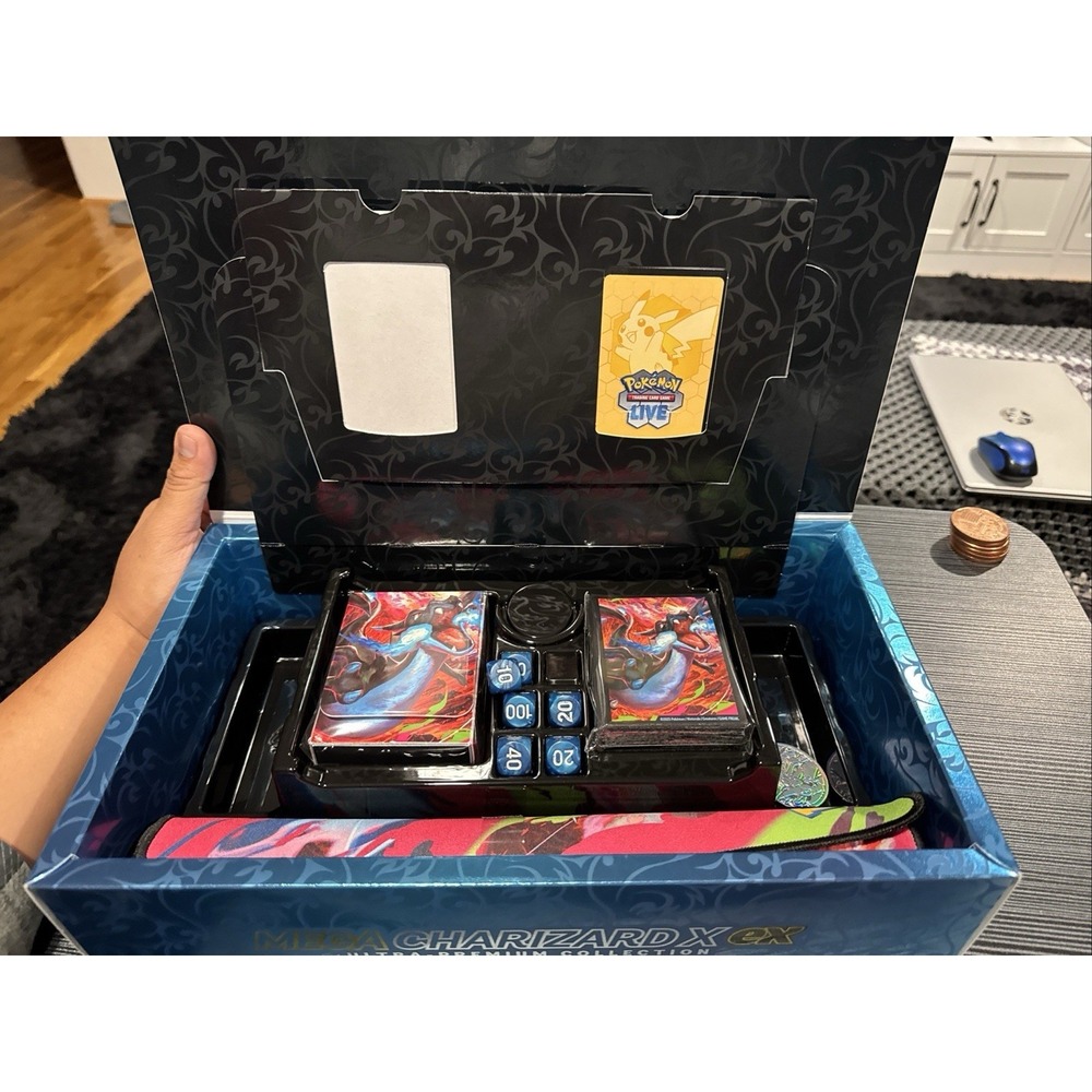 Pokemon TCG Mega Charizard X ex Ultra-Premium Collection *NO PROMOS OR PACKS(C)